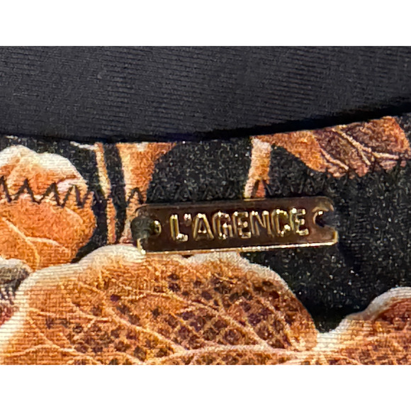 L'AGENCE Karmin Jungle One-Shoulder One-Piece Swimsuit Size XL - Picture 10 of 13